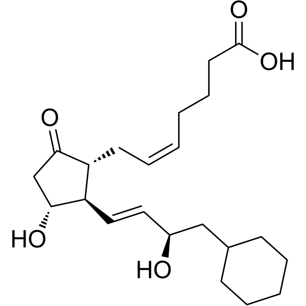 8-Iso-16-cyclohexyl-tetranor prostaglandin E2 53319-30-5